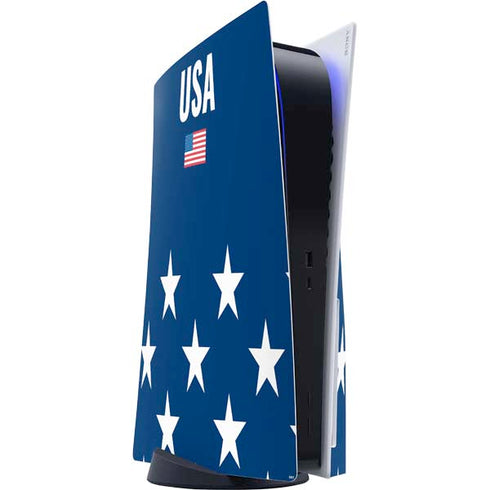 USA Flag Stars PS5 Console Skin